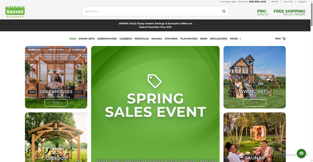 Security scan screenshot of https://www.backyarddiscovery.com