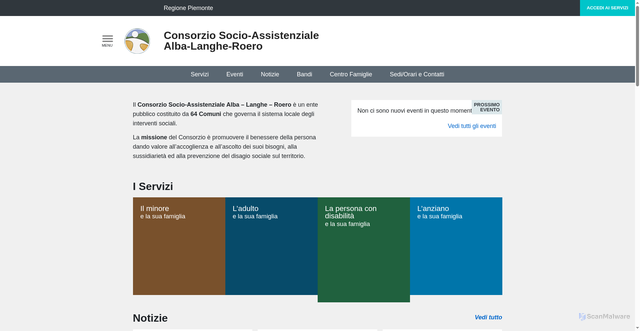 Security scan screenshot of https://www.sesaler.it