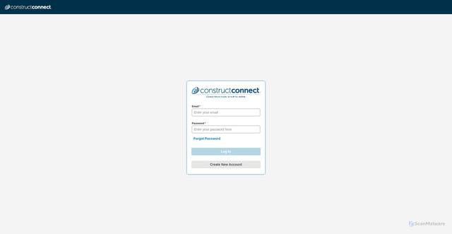 Security scan screenshot of app.constructconnect.com