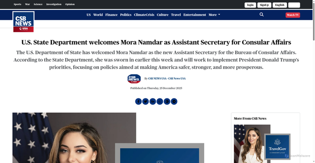 Security scan screenshot of https://csbnews.us/news-detail/3577