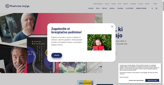 Security scan screenshot of https://Mladinska-knjiga.si