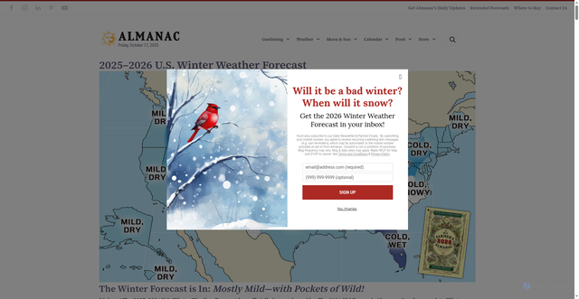 Security scan screenshot of https://www.almanac.com/winter-extended-forecast-farmers-almanac