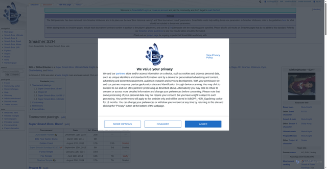 Security scan screenshot of https://www.ssbwiki.com/Smasher:S2H