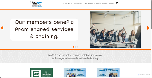 Security scan screenshot of https://mnccc.gov/