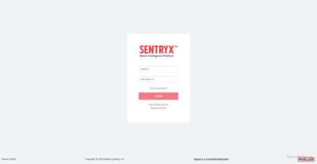 Security scan screenshot of https://sentryx.io