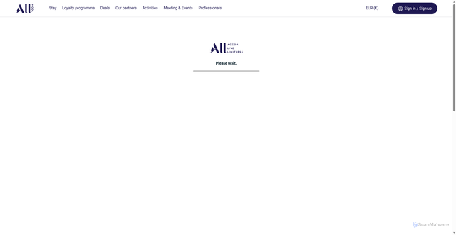 Security scan screenshot of https://secure.accor.com/managebookings/index.en.shtml