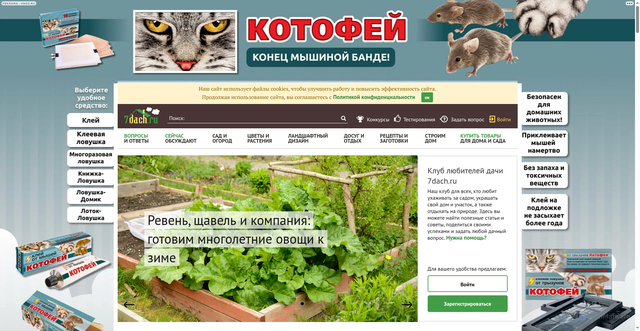 Security scan screenshot of https://7dach.ru