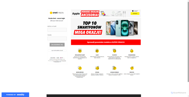 Security scan screenshot of https://vvvv5677.weebly.com/