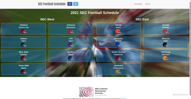 Security scan screenshot of https://www.secschedule.com/