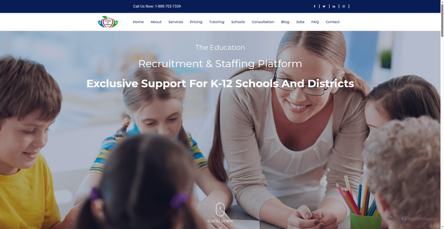 Security scan screenshot of https://teachersondemand.org/