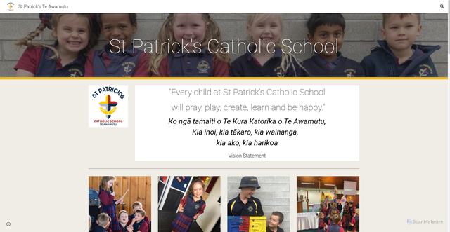 Security scan screenshot of https://www.stpatta.co.nz/