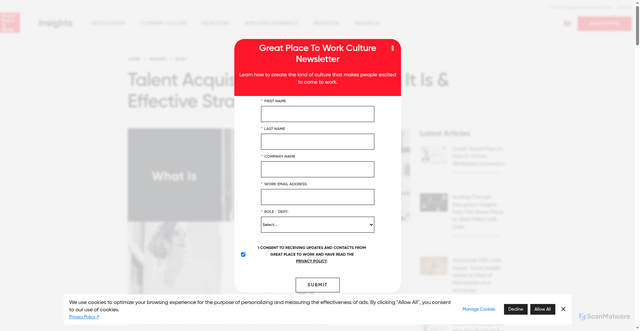 Security scan screenshot of https://www.greatplacetowork.com/resources/blog/talent-acquisition-strategy-definition-benefits-strategies