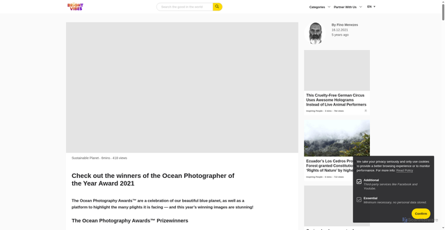 Security scan screenshot of https://www.brightvibes.com/check-out-the-winners-of-the-ocean-photographer-of-the-year-award-2021/