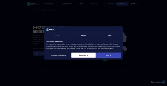 Security scan screenshot of http://magiver.se/