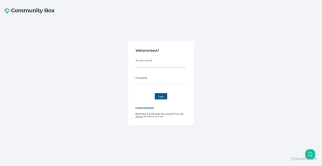 Security scan screenshot of https://dashboard.communitybox.co