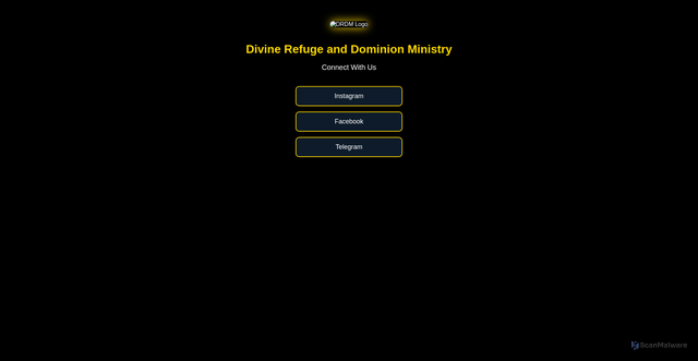 Security scan screenshot of https://divinerefugeanddominion-rdqaz9ta2k.edgeone.app/