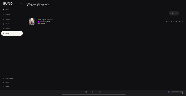 Security scan screenshot of https://suno.com/style/v%C3%ADctor-valverde