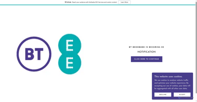 Security scan screenshot of https://site-glxleg7jc.godaddysites.com/