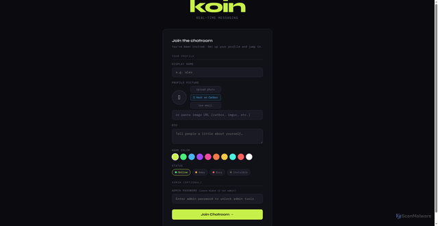 Security scan screenshot of https://kointest-tanuj3ohuu.edgeone.app/
