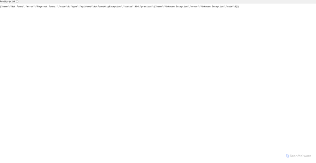Security scan screenshot of https://api-v2.podbean.com