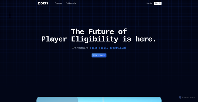 Security scan screenshot of https://www.zortssports.com