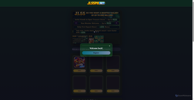 Security scan screenshot of https://jl55ph.vip/?host=https://xi04eq.com?ch=64282