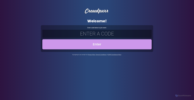 Security scan screenshot of https://ingress.crowdpurr.com
