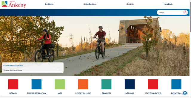 Security scan screenshot of https://ankenyiowa.gov/