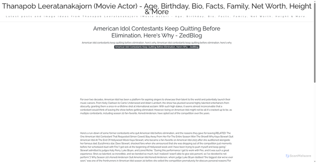 Security scan screenshot of https://nusaglobalmedia-dpsuywzva9wq.edgeone.app/american-idol-contestants-keep-quitting-before-elimination-heres-why-zedblog.html