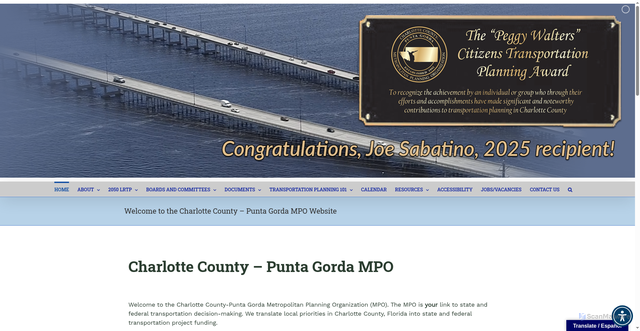 Security scan screenshot of https://ccpgmpo.gov/
