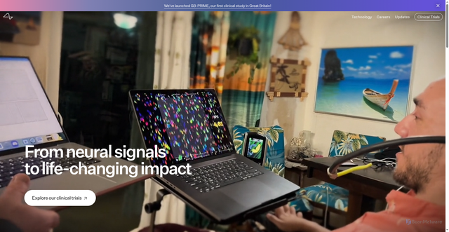 Security scan screenshot of https://neuralink.com/