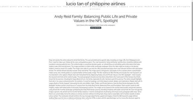 Security scan screenshot of https://lensanetworkcorner-dp73d2pc3rnz.edgeone.app/andy-reid-family.html