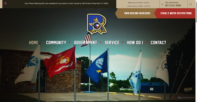 Security scan screenshot of https://renotx.gov/