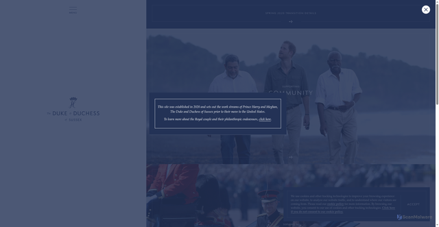 Security scan screenshot of https://sussexroyal.com/