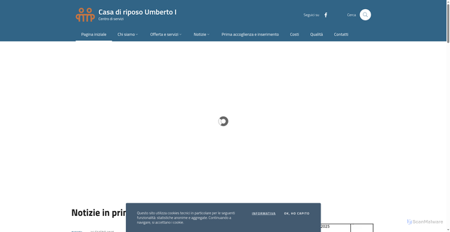 Security scan screenshot of https://www.umbertoprimo.com/
