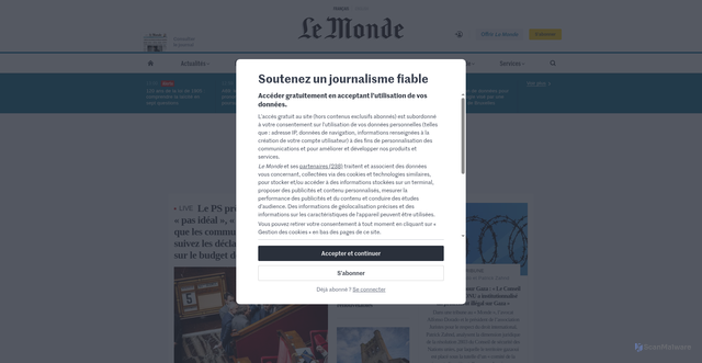 Security scan screenshot of https://fr-mrelay.com/