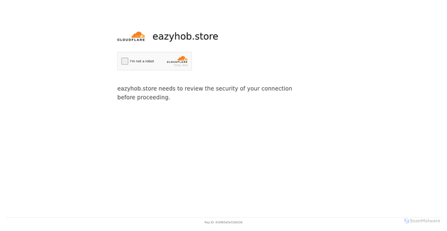 Security scan screenshot of https://eazyhob.store