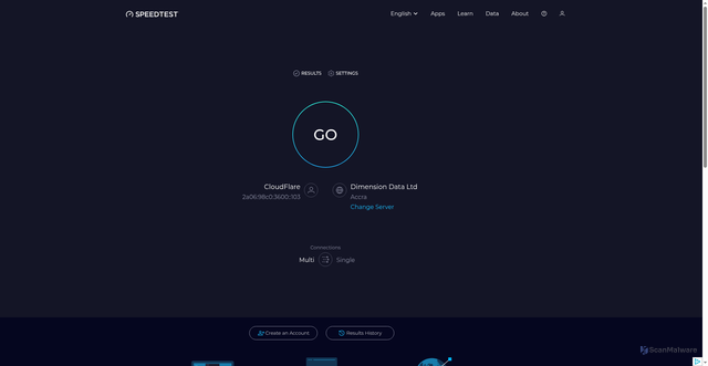 Security scan screenshot of https://amirkeshvar1991.pages.dev/
