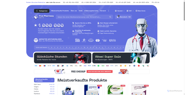 Security scan screenshot of https://fastsweepsnow.cfd/