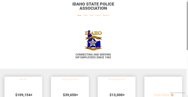 Security scan screenshot of https://www.ispaonline.org/