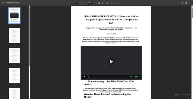 Security scan screenshot of https://www.fflch.usp.br/sites/fflch.usp.br/files/2026-06/francevsiraqstatsus6.pdf