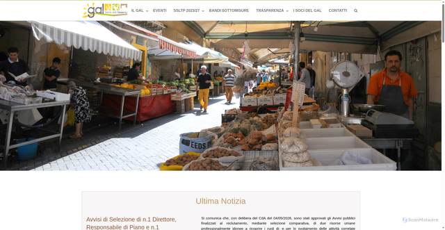 Security scan screenshot of https://www.galterredelnisseno.it