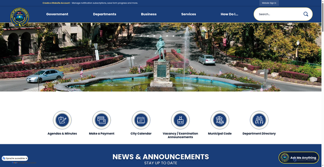 Security scan screenshot of https://mountvernonny.gov/
