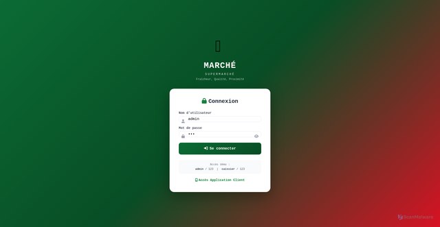 Security scan screenshot of https://marche-supermarche.pages.dev/inventaire