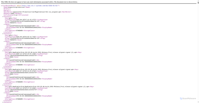 Security scan screenshot of https://svc78.main.px.t-online.de