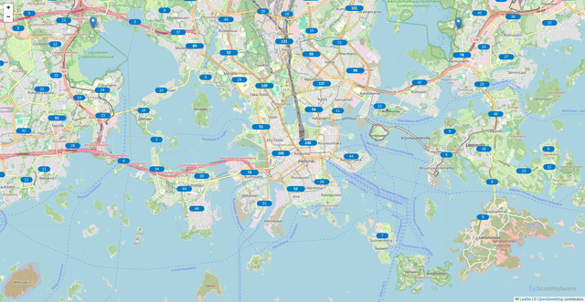 Security scan screenshot of https://hsl-weather.pages.dev/