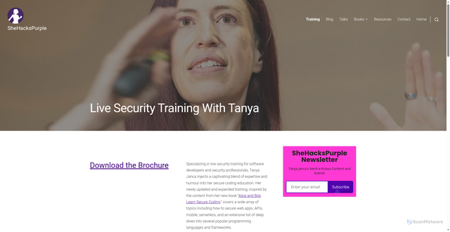 Security scan screenshot of https://academy.wehackpurple.com/
