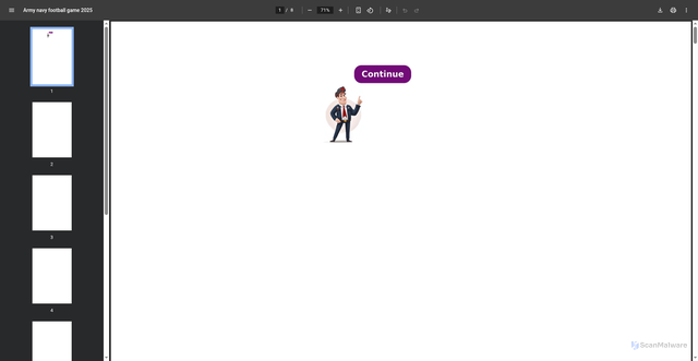 Security scan screenshot of https://assets-global.website-files.com/66f424b5efa3e6c5a37460b3/68267bdeee2647326131eef8_modefu.pdf