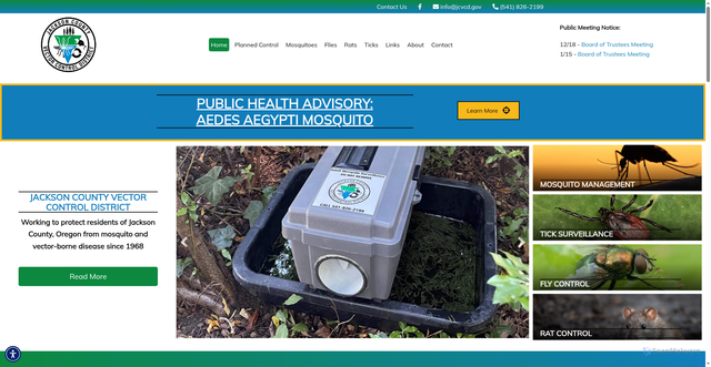 Security scan screenshot of https://jcvcd.gov/