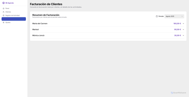 Security scan screenshot of https://studio--invoiceflow-dd2mq.us-central1.hosted.app/forecaster